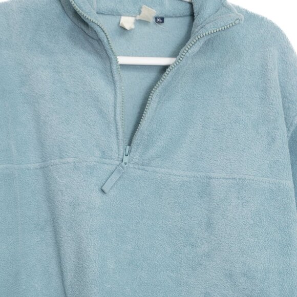 Cozy Fleece Size XL Half Zip Pullover Soft Comfortable Warm Winter Layer - Picture 3 of 8